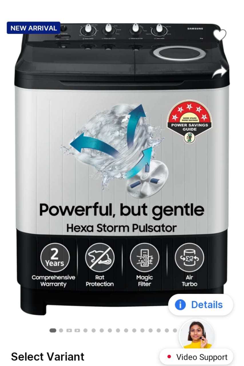 Samsung washing machine NEW Launched